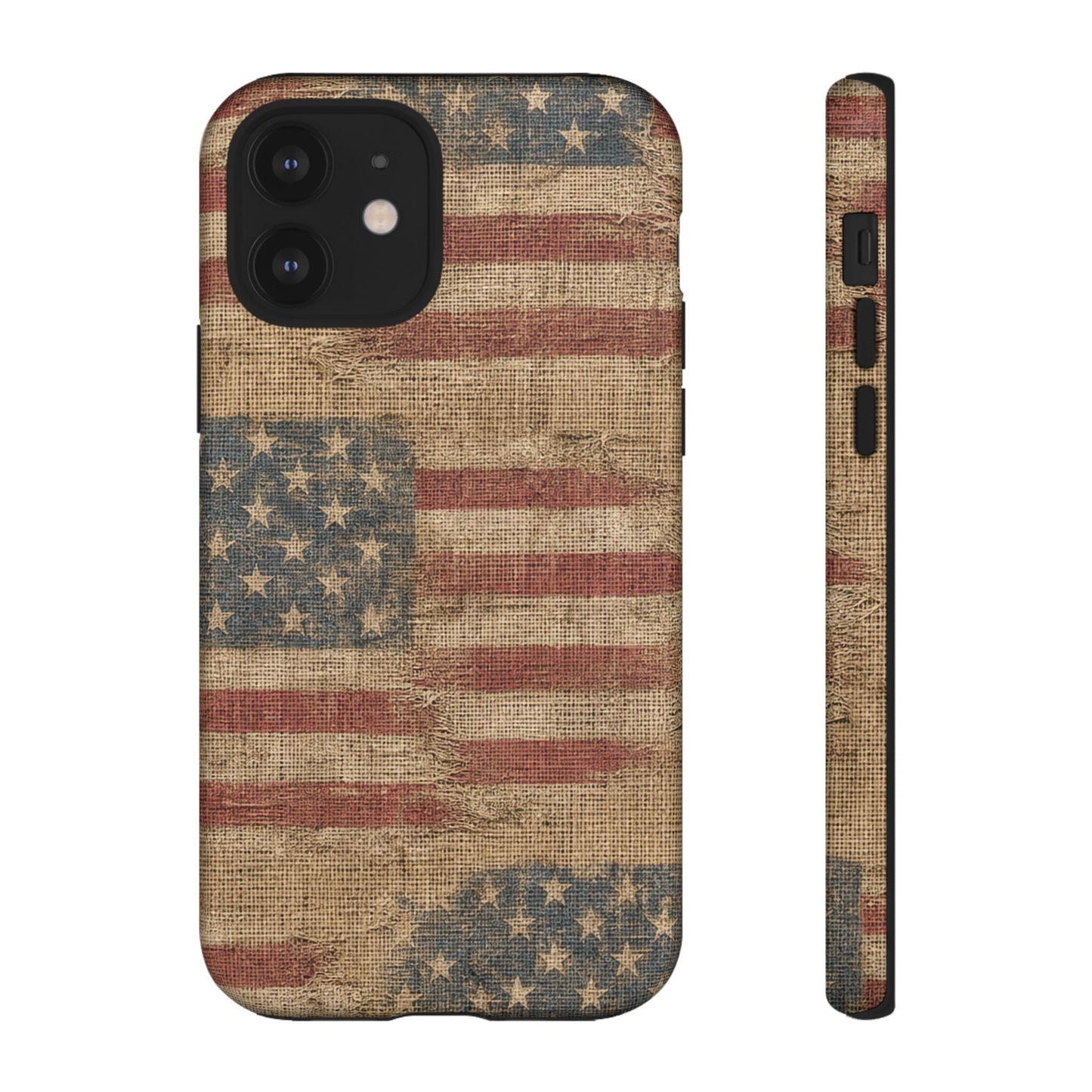 Burlap Flag Tough Case
