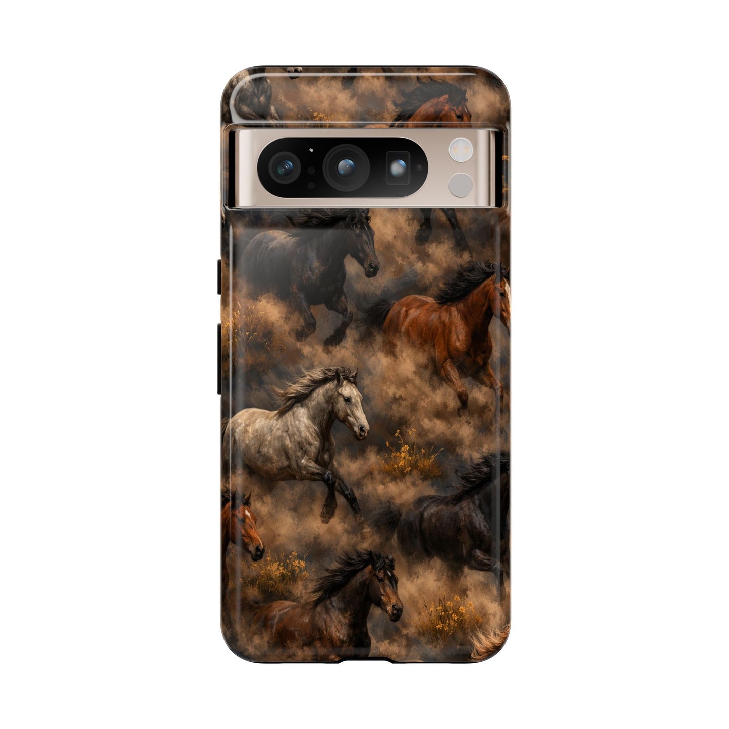 Running Horses Tough Case