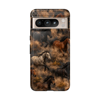 Running Horses Tough Case