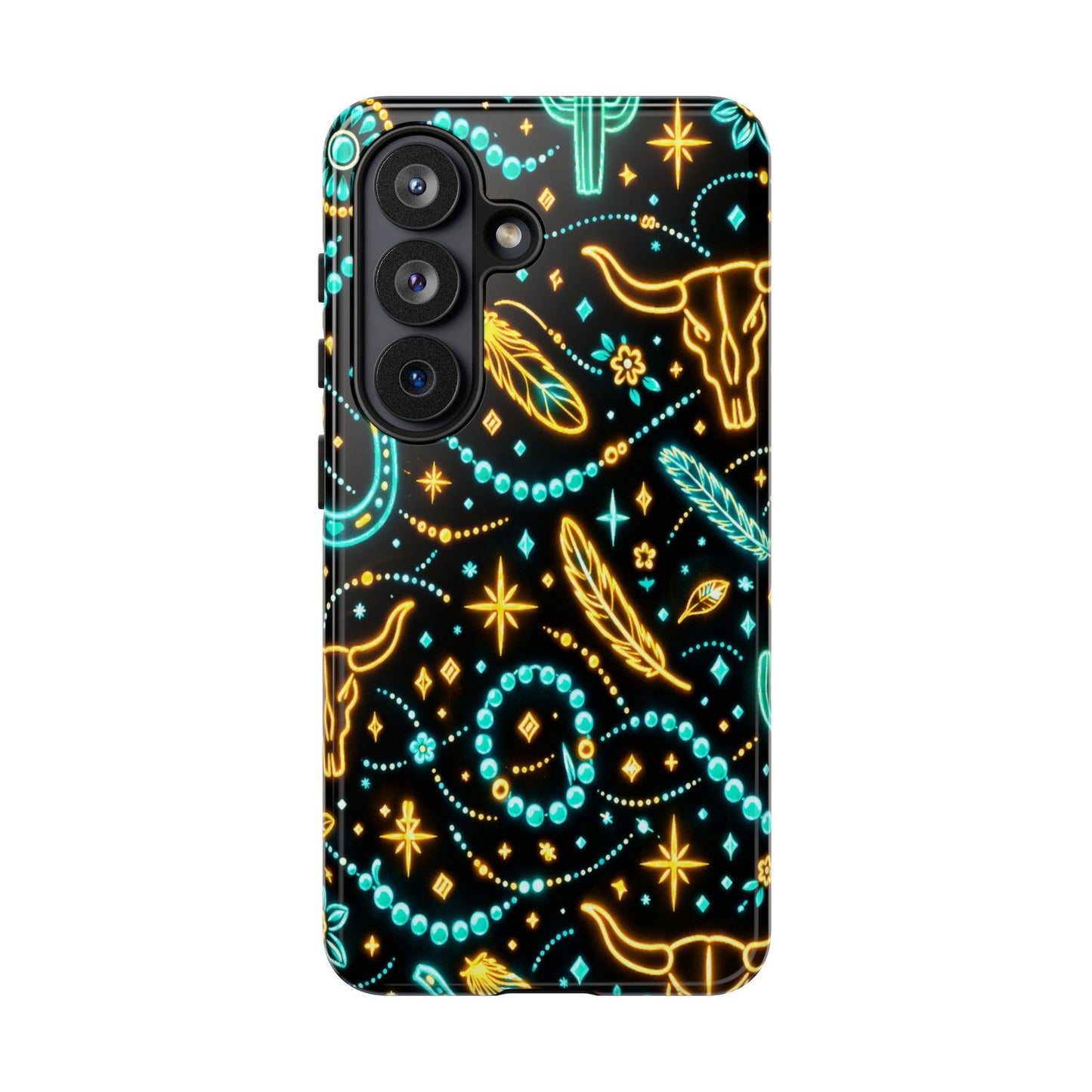 Neon Turquoise Tough Case