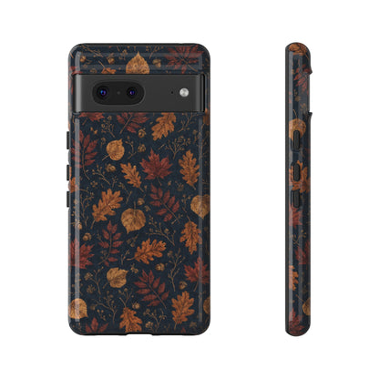 Navy Oak Leaf Tough Case