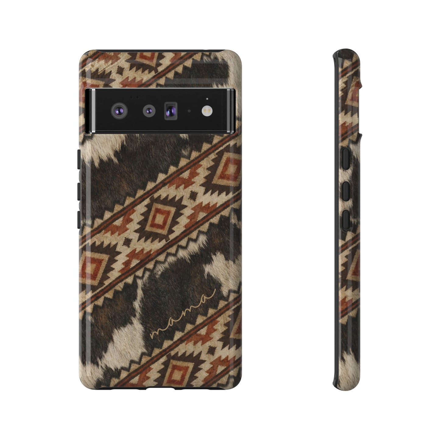 Cowhide Aztec Mama Tough Case