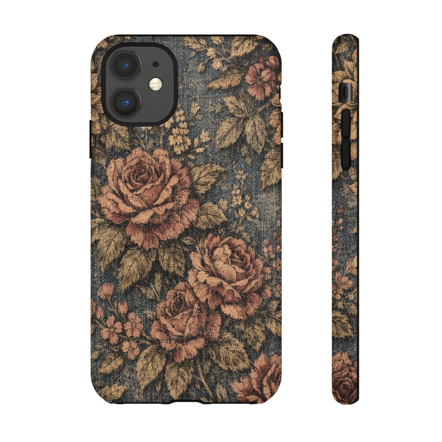 Denim Blooms Tough Case