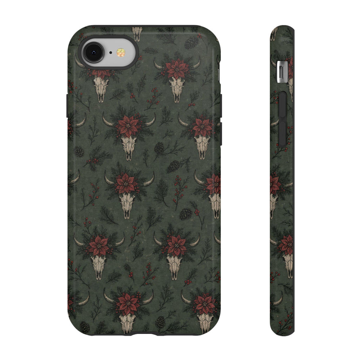 Inked Christmas Skull Tough Case