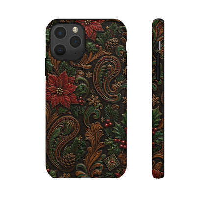 Carved Christmas Paisley Tough Case