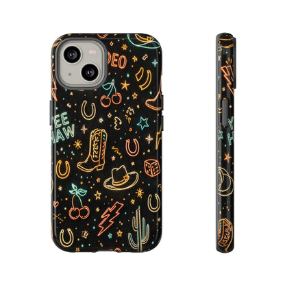 Retro Neon Rodeo Tough Case