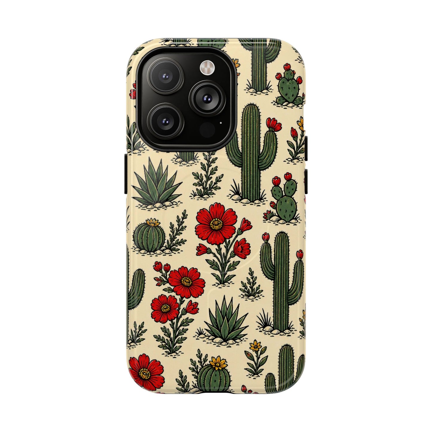 Poppy Cactus Magnetic Case