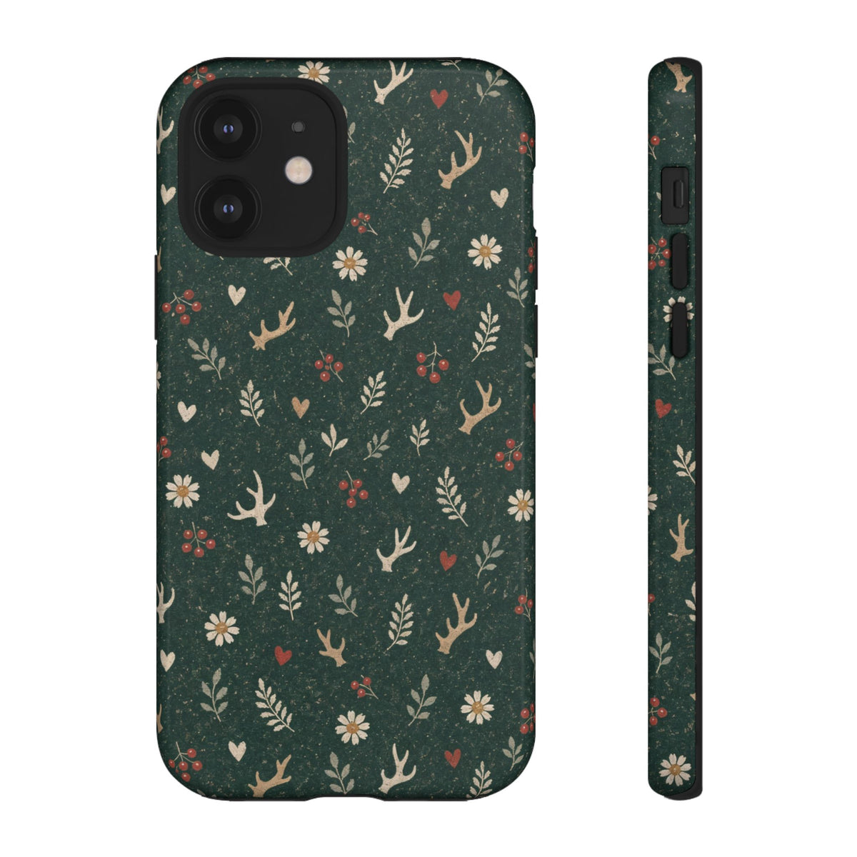 Antler Daisies Evergreen Tough Case