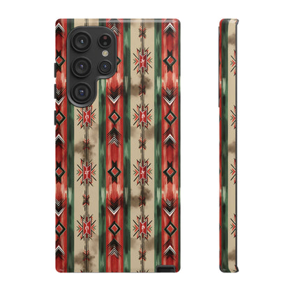 Christmas Aztec Stripes Tough Case
