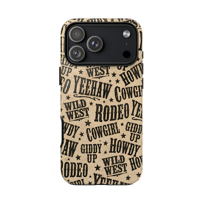 Cowgirl Slang Tough Case
