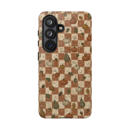 Pumpkin Checker Tough Case