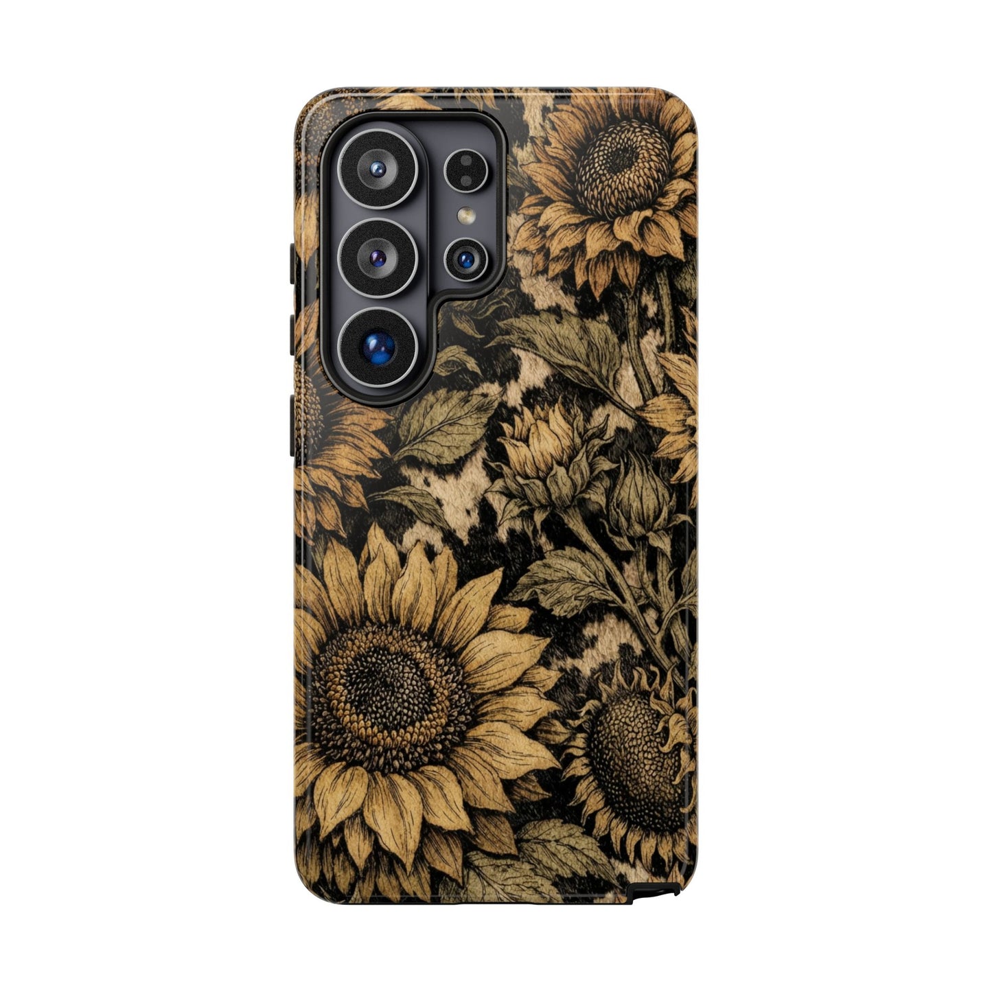 Cowhide Sunflowers Tough Case