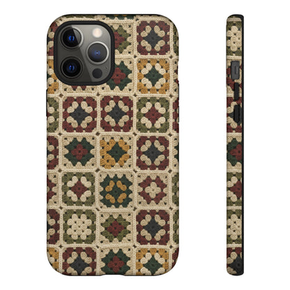 Christmas Granny Square Tough Case
