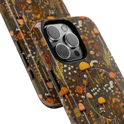 Brown Mushroom Magnetic Case
