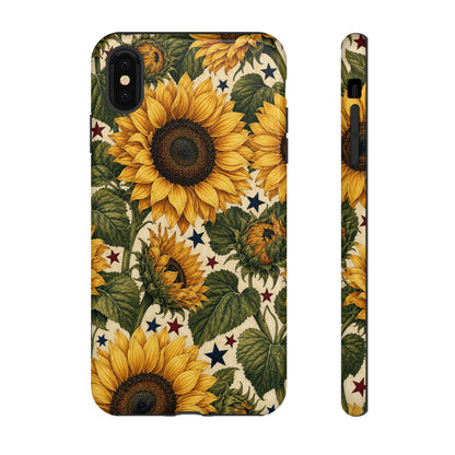 Stars And Sunflowers Tough Case