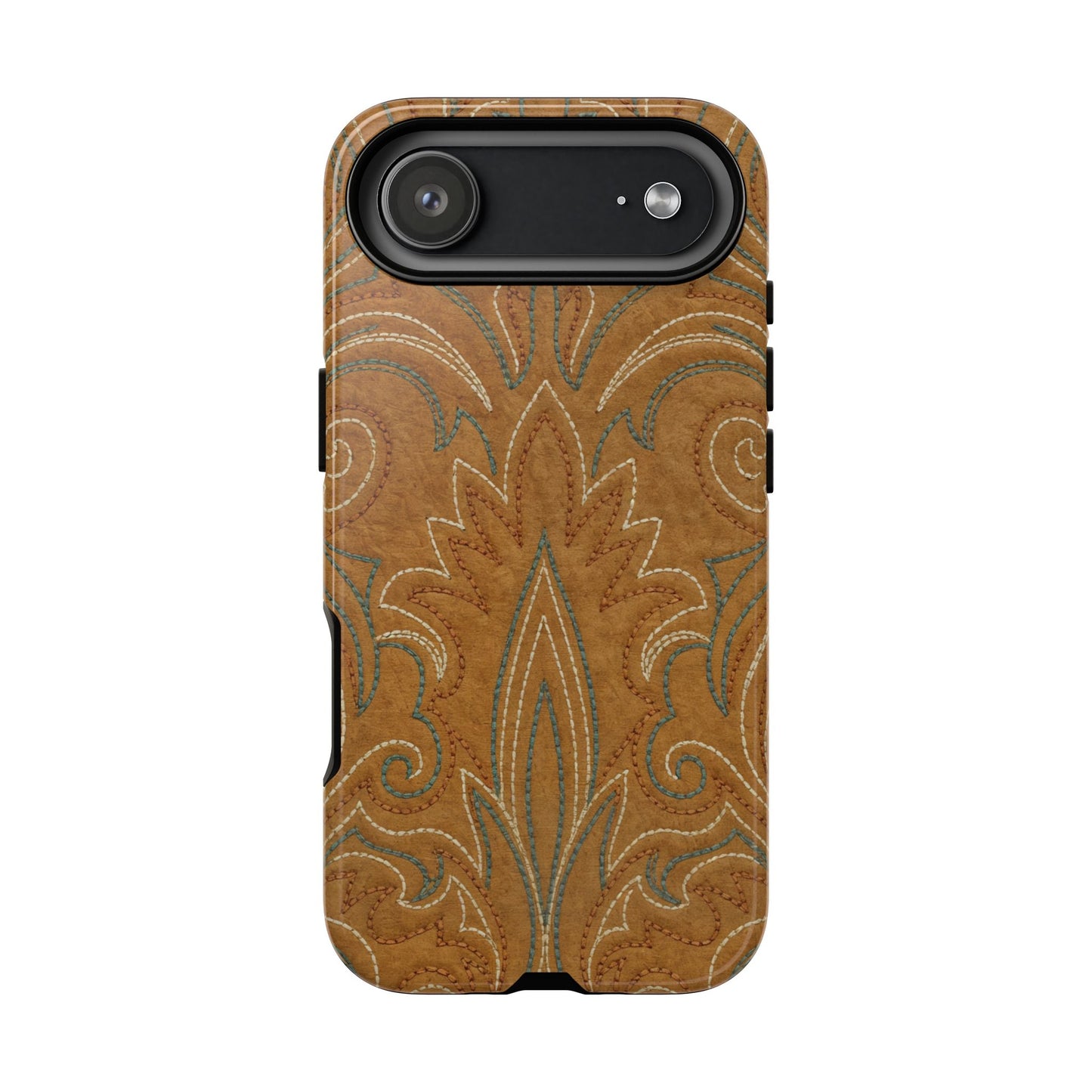 Boot Stitch Tan Tough Case