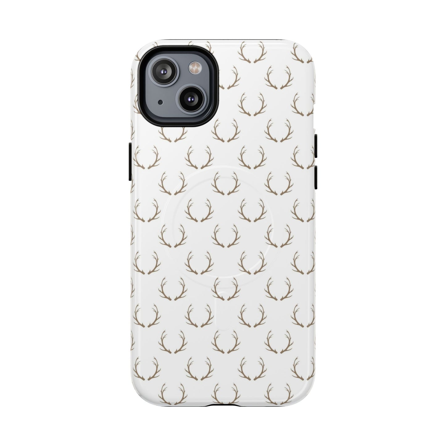 White Antlers Magnetic Case