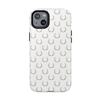 White Antlers Magnetic Case