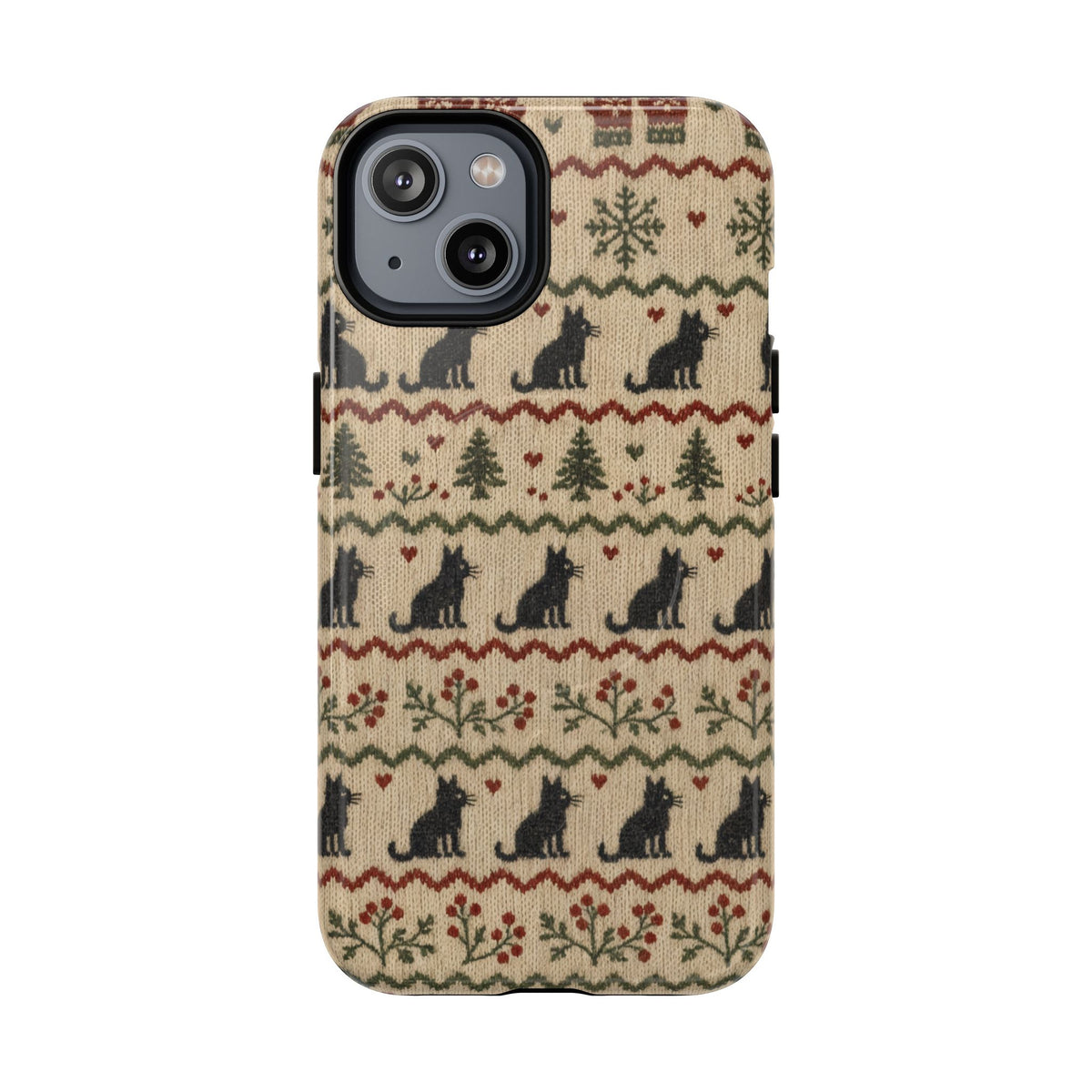 Black Cat Sweater Magnetic Case