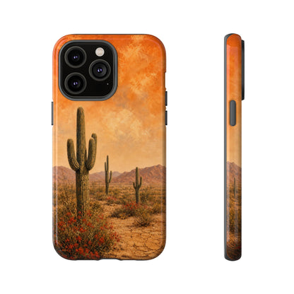 Sunset Cacti Tough Case