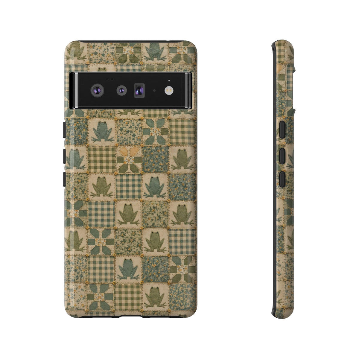 Frog Quilt Tough Case