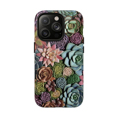 3d Succulent Flower Magnetic Case