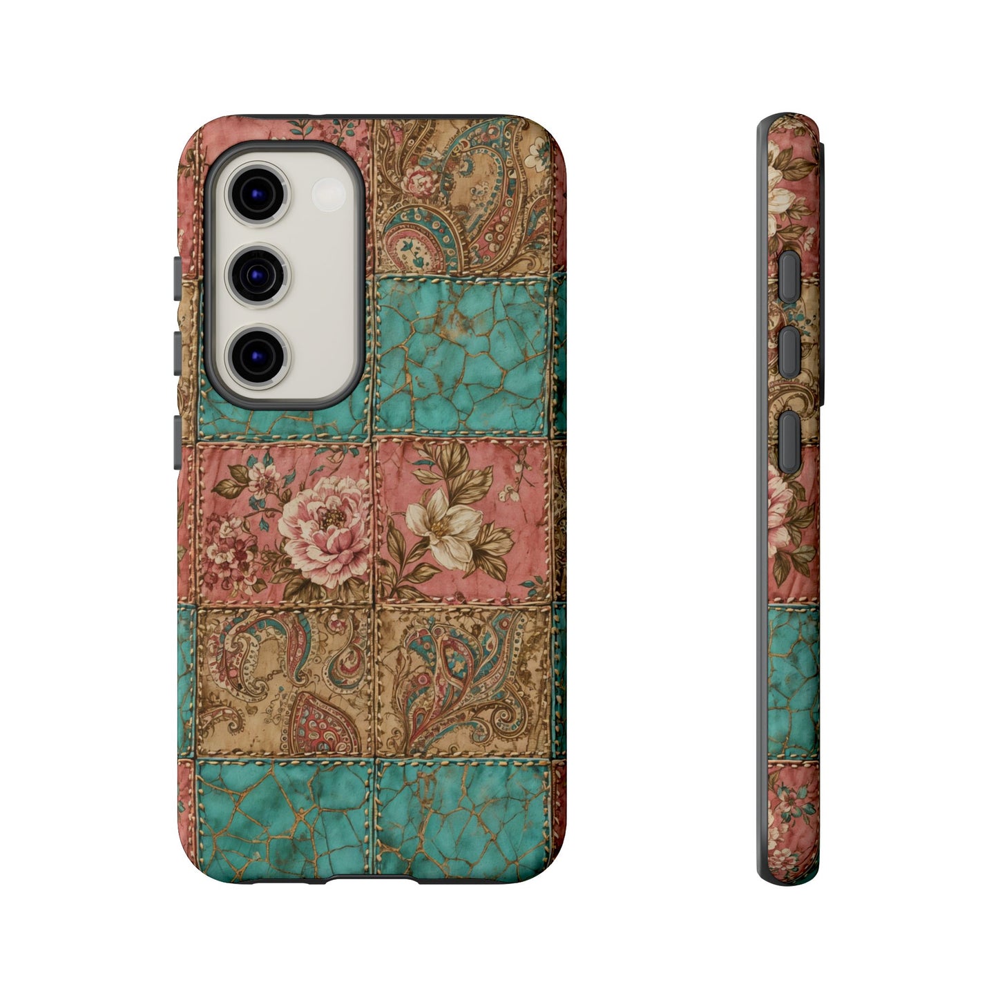 Turquoise Paisley Tough Case