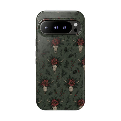 Inked Christmas Skull Tough Case