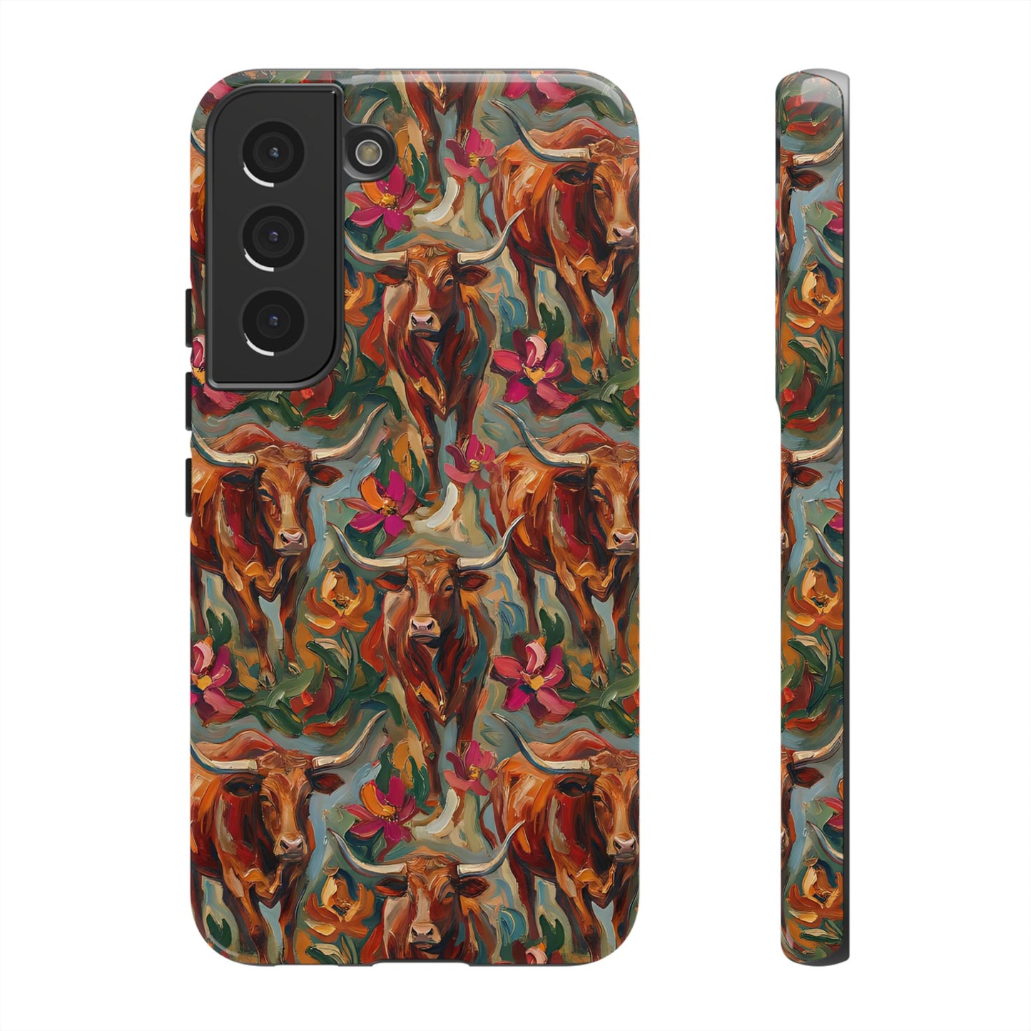 Painted Longhorns Tough Case