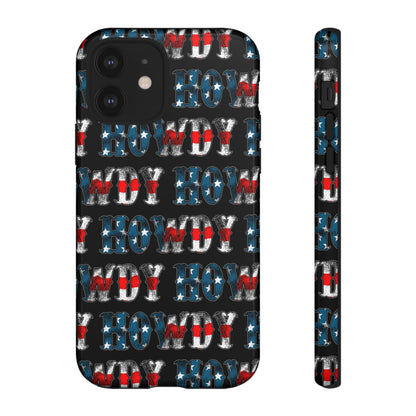 Patriotic Howdy Tough Case