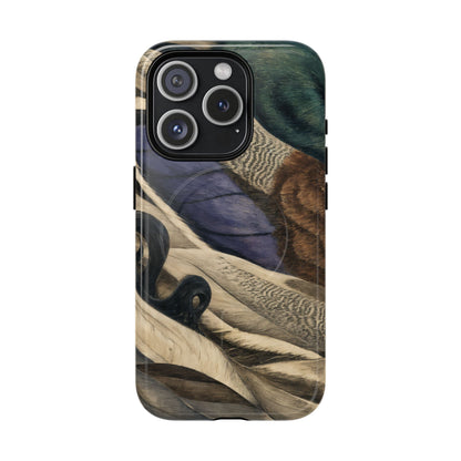 Mallard Feathers Magnetic Case