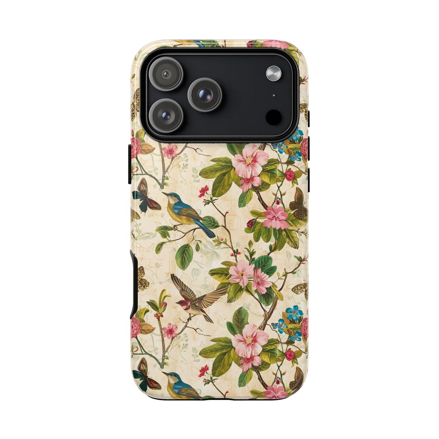 Flowers and Birds Tough Phone Case