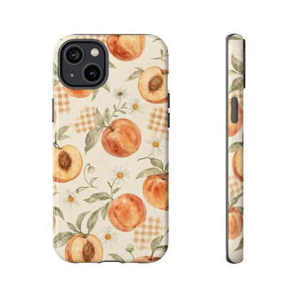 Peachy Gingham Tough Case