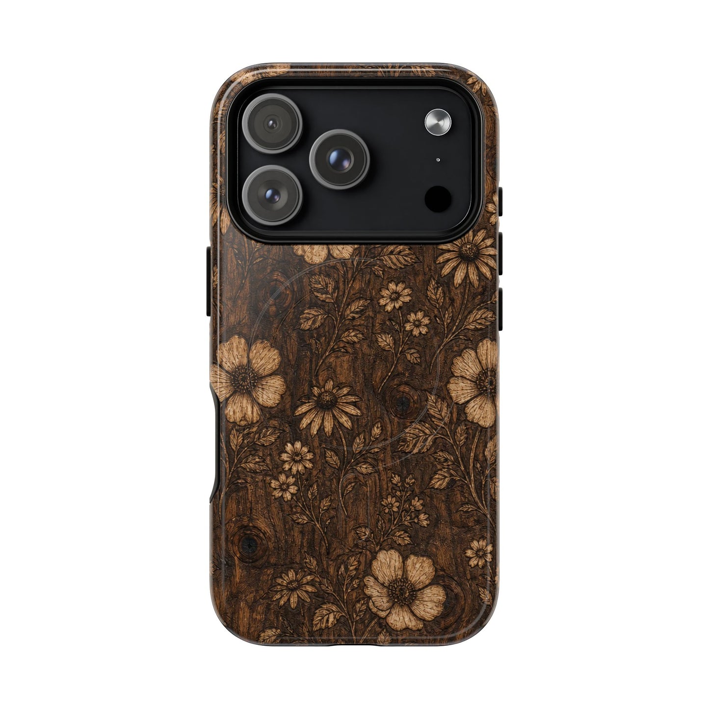 Floral Bark Magnetic Case