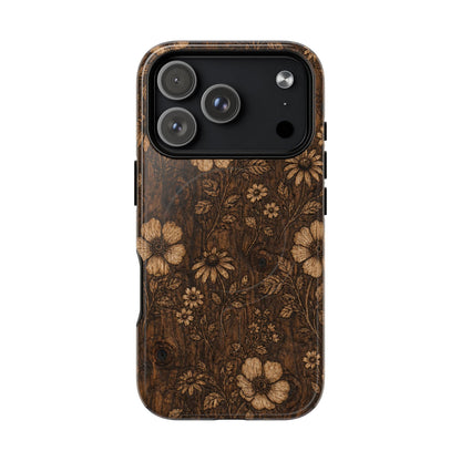 Floral Bark Magnetic Case