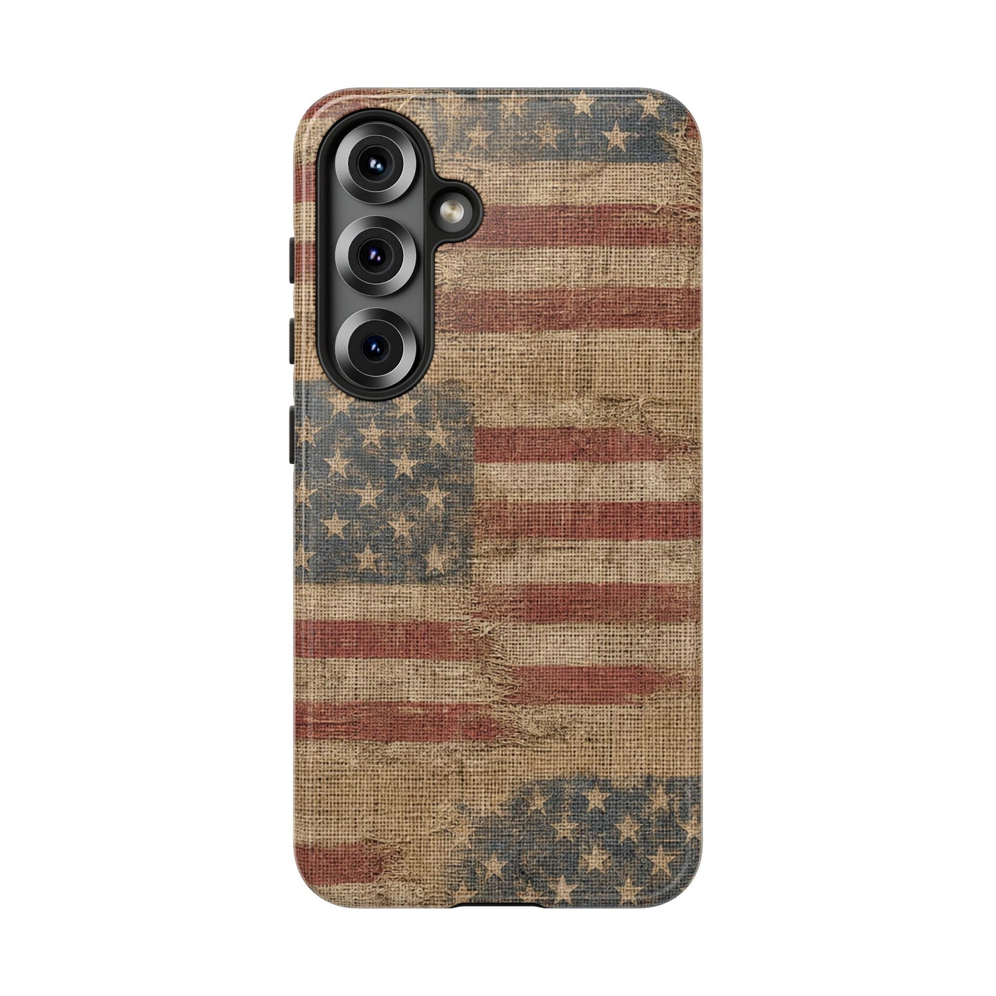 Burlap Flag Tough Case