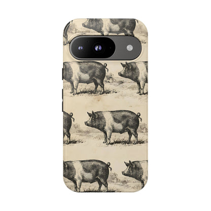 Vintage Pigs Tough Case