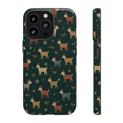 Yuletide Goats Tough Case