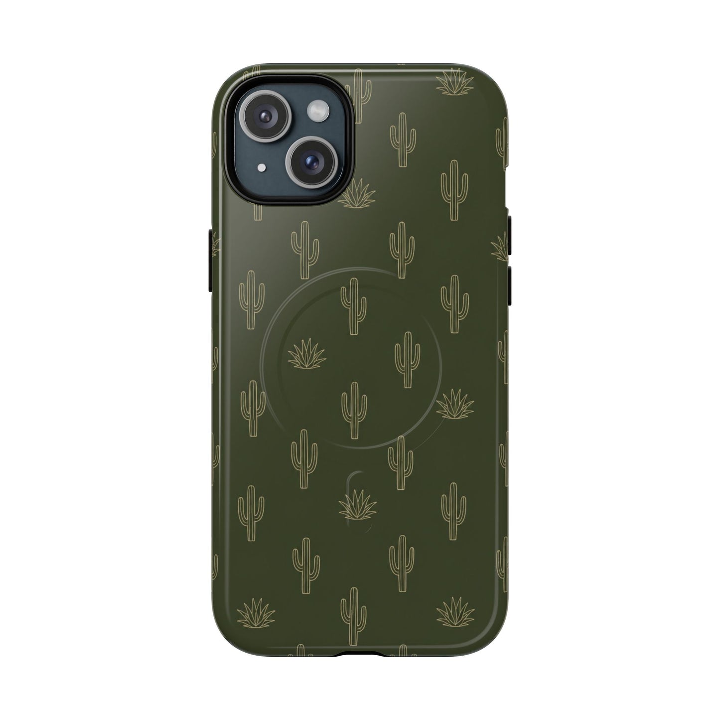 Green Cactus Magnetic Case