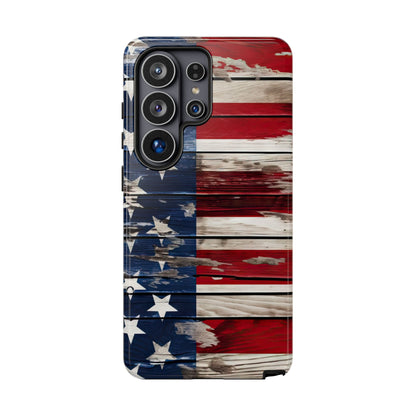 Wood Stars Stripes Tough Case