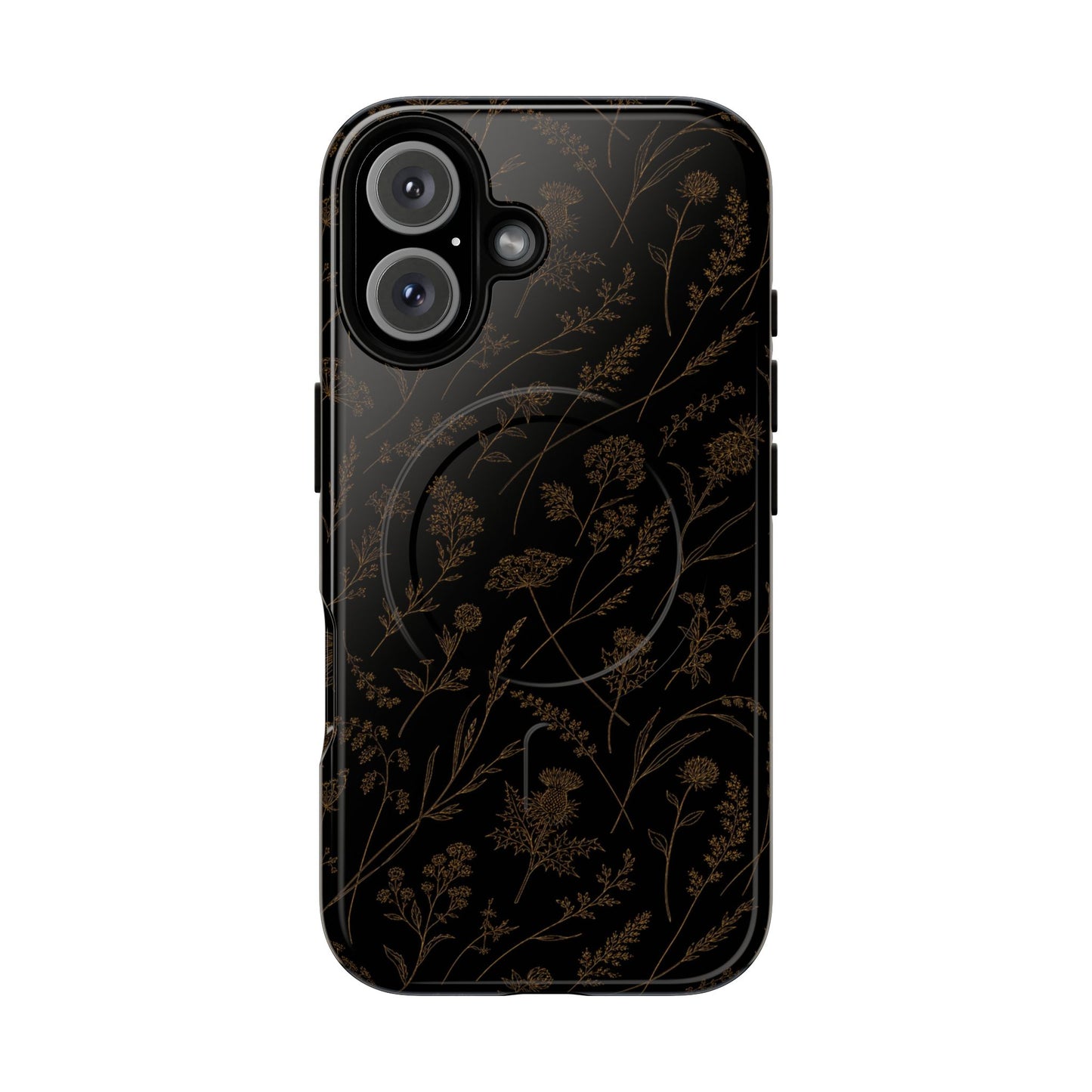 Gold Wildflowers Magnetic Case