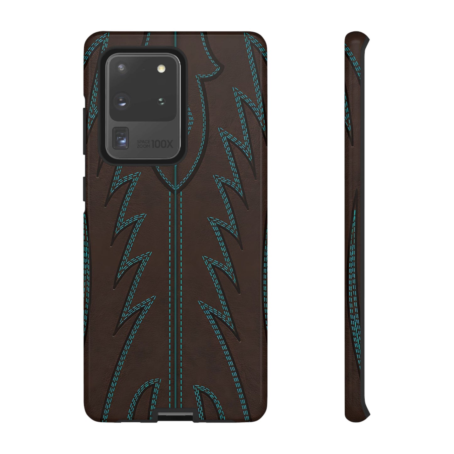 Boot Closeup Brown Turquoise Tough Case