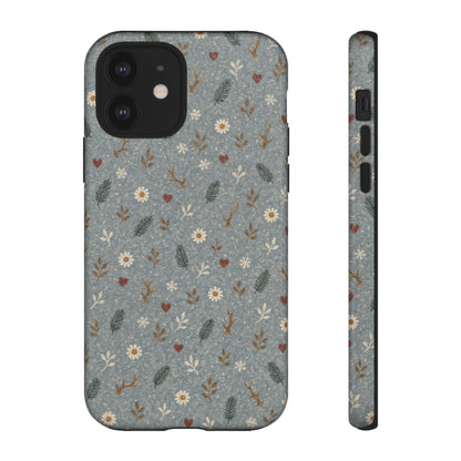 Antler Daisies Snow Tough Case