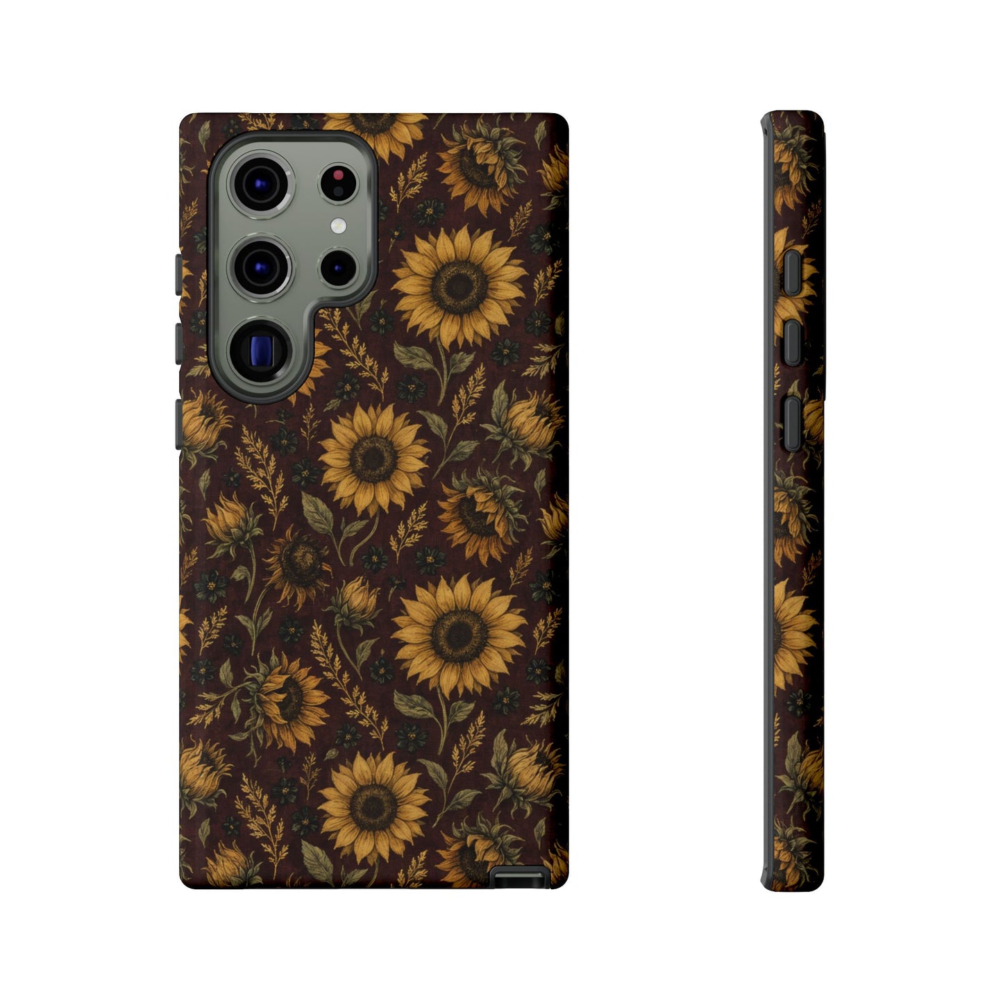 Burgundy Sunflowers Tough Case