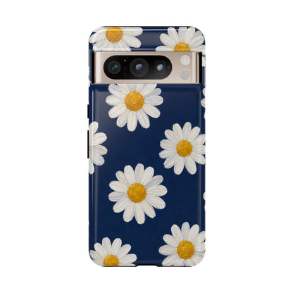 Navy Daisy Tough Case