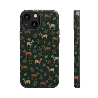 Evergreen Horses Tough Case
