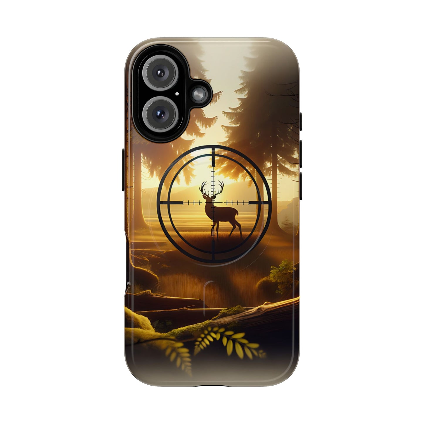 Golden Crosshairs Deer Magnetic Case