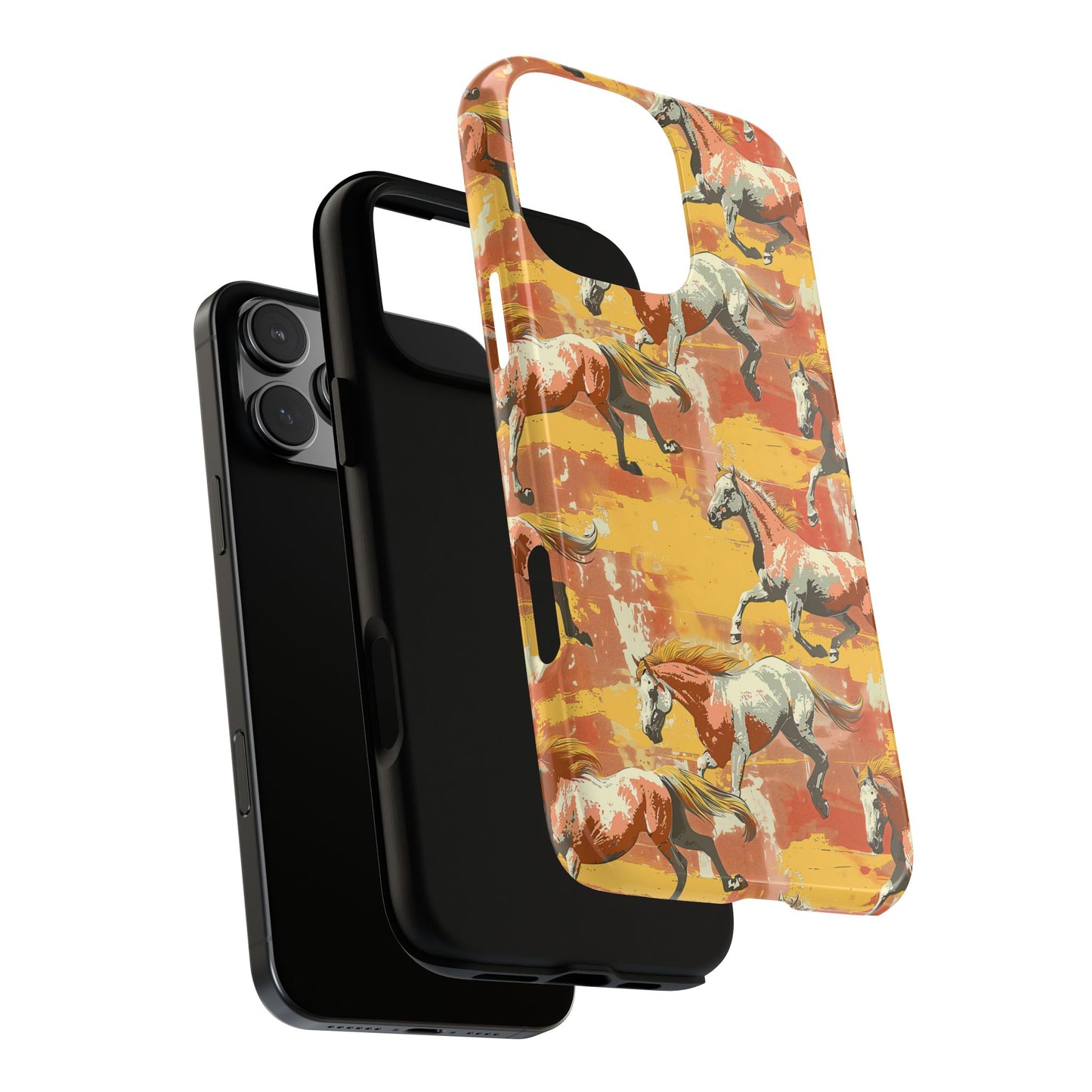 Pink Lemonade Horses Tough Phone Case