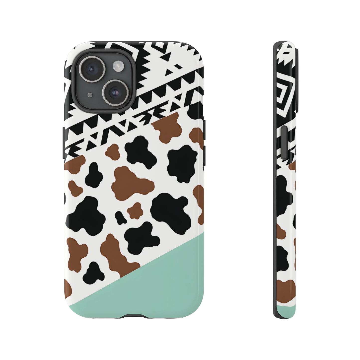 Mint Aztec Cowhide Tough Case