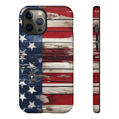 Wood Stars Stripes Tough Case